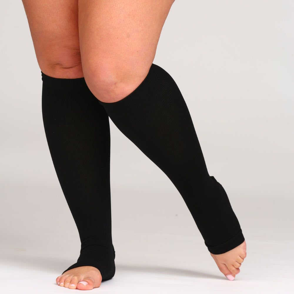 EverSock™ Wide Compression Socks For Pain Relief (Open-Toe)