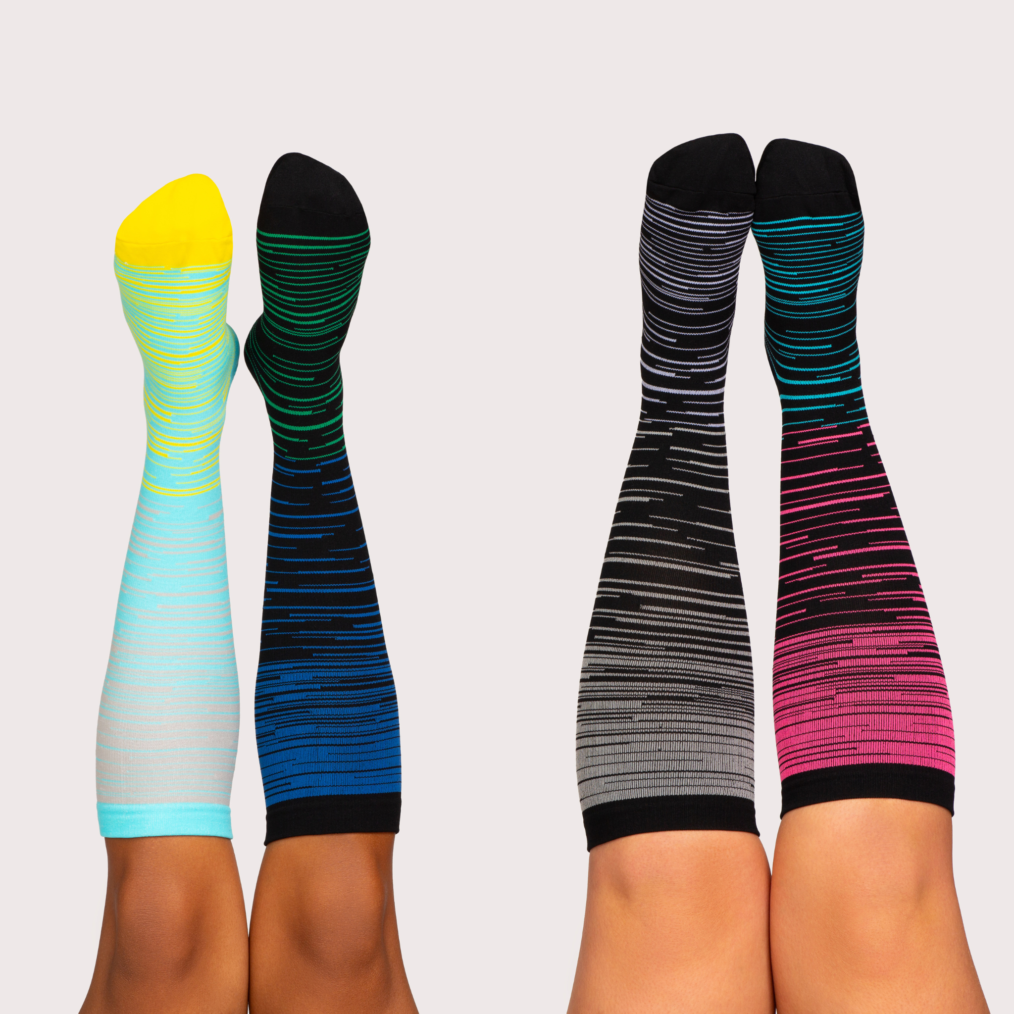 EverSock™ Wide Compression Socks For Pain Relief (Stripes)